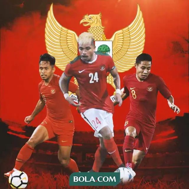 Timnas Indonesia - Andik Vermansah, Zulham Zamrun, Evan Dimas