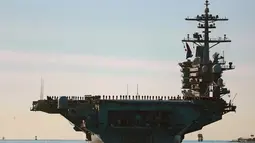 Kapal Induk AS Rehat di Thailand Usai Berlayar 250 Hari dan Terlibat Perang Iran