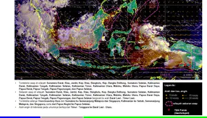 Satelit BMKG Tangkap Sebaran Asap Karhutla ke Negara Tetangga