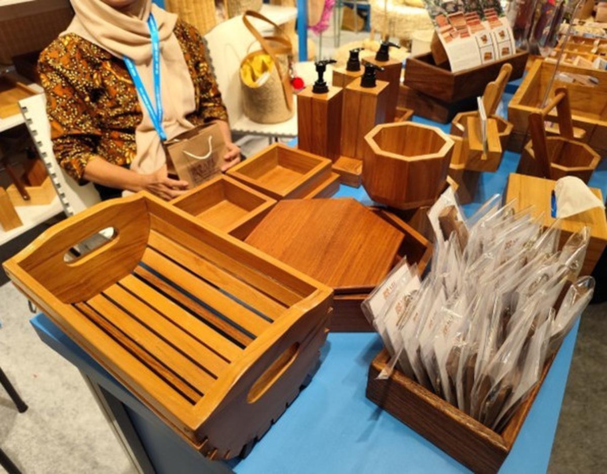 Peserta BRI UMKM EXPO(RT) Ini Olah Limbah Jati Jadi Produk Multifungsi