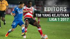 Berita video The Editors yang akan membahas tentang tim-tim yang tampil mengejutkan di Liga 1 2017.