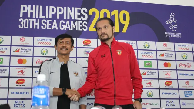 Indra Sjafri Velizar Popov Timnas Indonesia U-22 Timnas Myanmar U-22