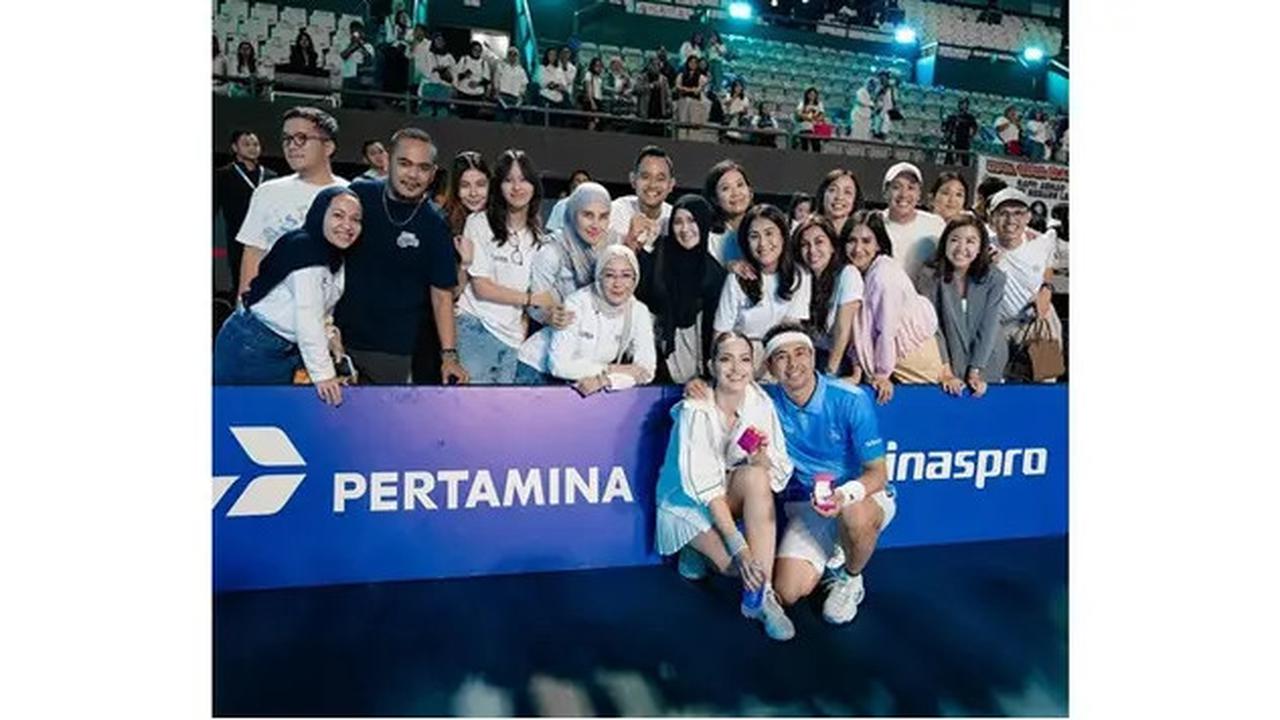 6 Potret Raffi-Nia di Lagi-Lagi Tenis Internasional, Kalahkan Pemeran Logan Lee