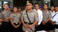 Kapolda Jambi, Brigjen Pol Yazid Fanani saat memberikan keterangan di depan pers. (Bangun Santoso/Liputan6.com)