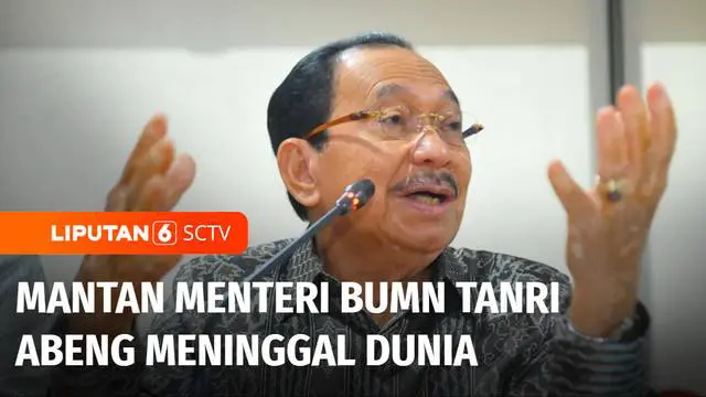 Indonesia kembali kehilangan salah satu putranya, Tanri Abeng, Menteri BUMN di era Presiden Soeharto dan B.J Habibie meninggal dunia di usia 83 tahun pada Minggu dini hari kemarin.