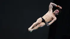 Atlet renang asal Inggris Tom Daley mengumumkan pensiun dari olahraga selam setelah memenangkan medali Olimpiade kelimanya di Paris. (Charly TRIBALLEAU / AFP)