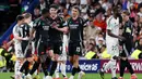 Kemenangan Arsenal ini sekaligus menyingkirkan sang juara bertahan, Real Madrid, dari Liga Champions 2024/2025. (OSCAR DEL POZO/AFP
