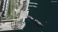 Kapal Perang Rusia Moskva Tenggelam di Laut Hitam