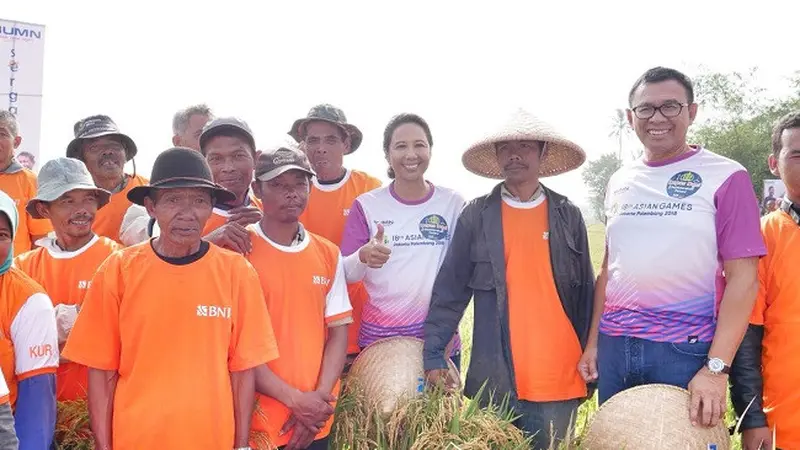 Menteri BUMN Rini Soemarno Gelar Program Serap Gabah (Sergab) di Garut (Dok Foto: Humas Kementerian BUMN)