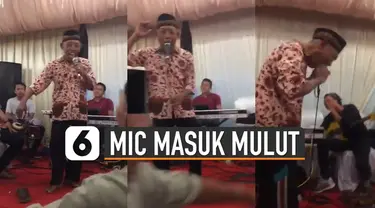 Ada-ada saja tingkah usil netizen seperti yang ada didalam video ini. Membuat microphone masuk mulut saat sedang nyanyi.