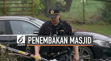 Jemaah di Islamic Center Masjid Al-Noor Norwegia dikejutkan aksi penembakan hari Minggu (11/8/2019). Aksi ini hanya melukai salah satu warga yang berada sekitar masjid.