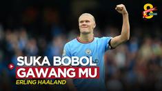Berita video striker Man City, Erling Haaland, mengaku sangat menyukai salah satu golnya ke gawang MU (Manchester United).