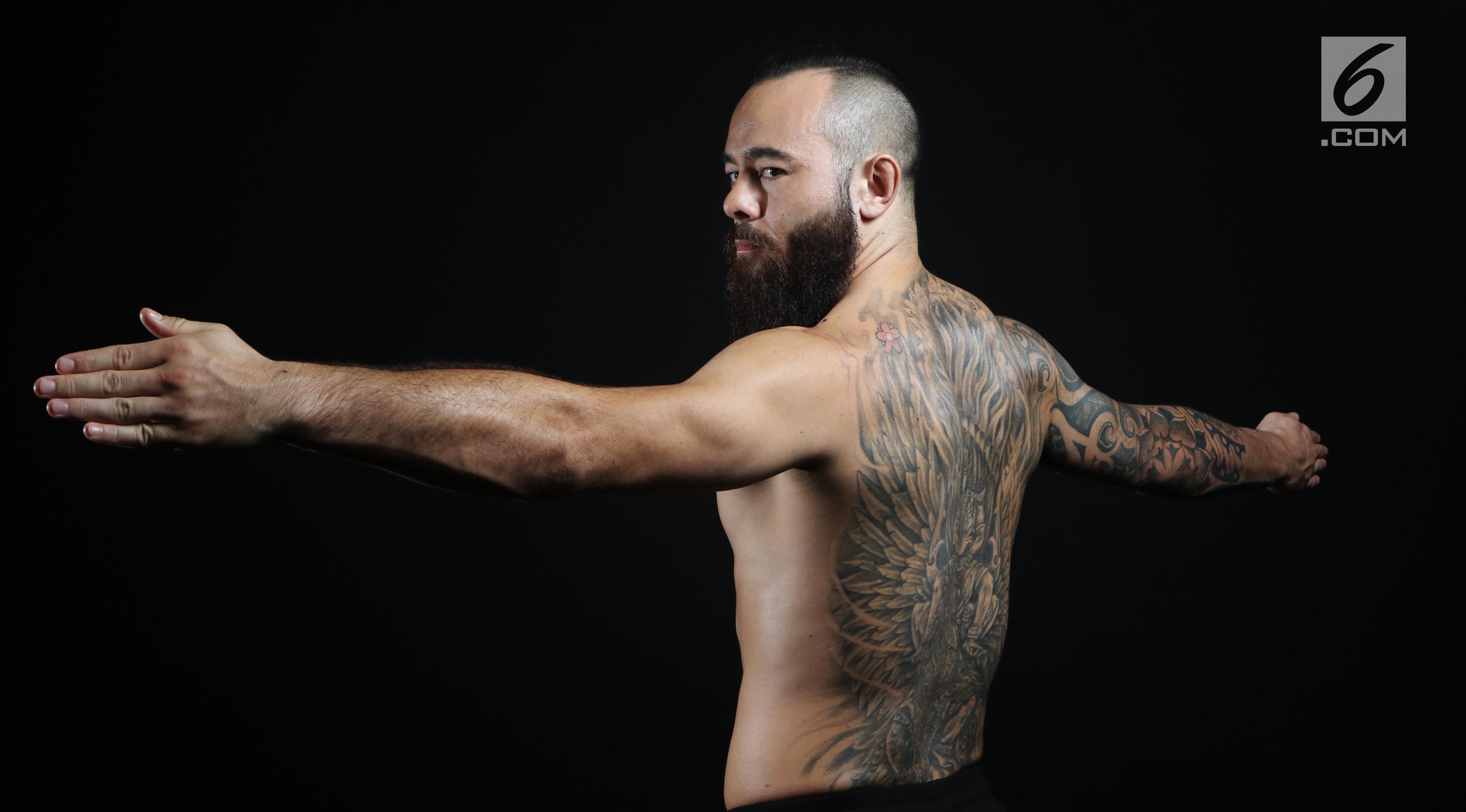 Tokoh Wayang  Ramaikan Deretan Tato  Petarung MMA Anthony 