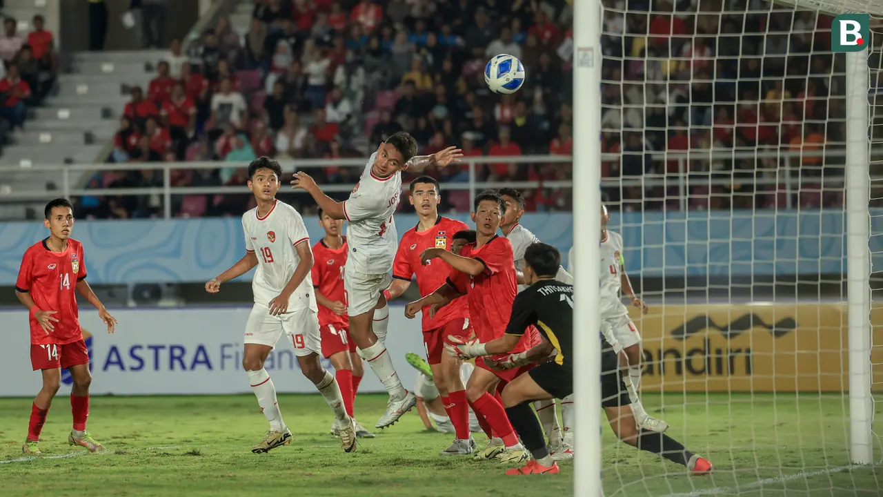 Foto: Timnas Indonesia U-16 Tampil Spartan, Gilas Laos Dan Segel Tiket Semifinal Piala AFF U-16 2024