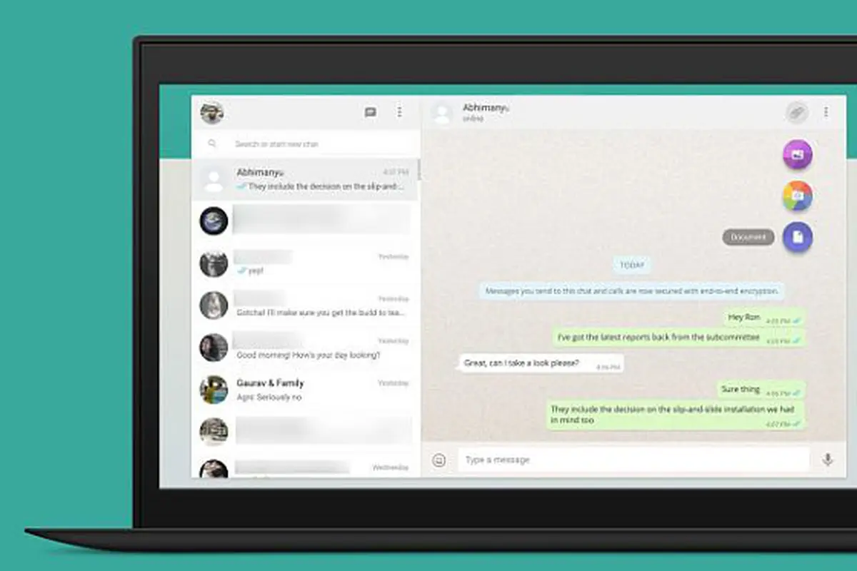 Asyik, WhatsApp Web Kini Bisa Kirim Dokumen