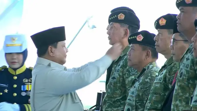 Prabowo Lantik Tiga Kepala Badan di Kemenhan, Ini Sosok Beserta Tugasnya