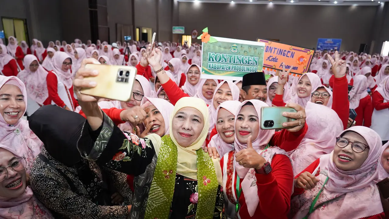Calon Gubernur Jawa Timur nomor ururt 2 Khofifah Indar Parawansa.