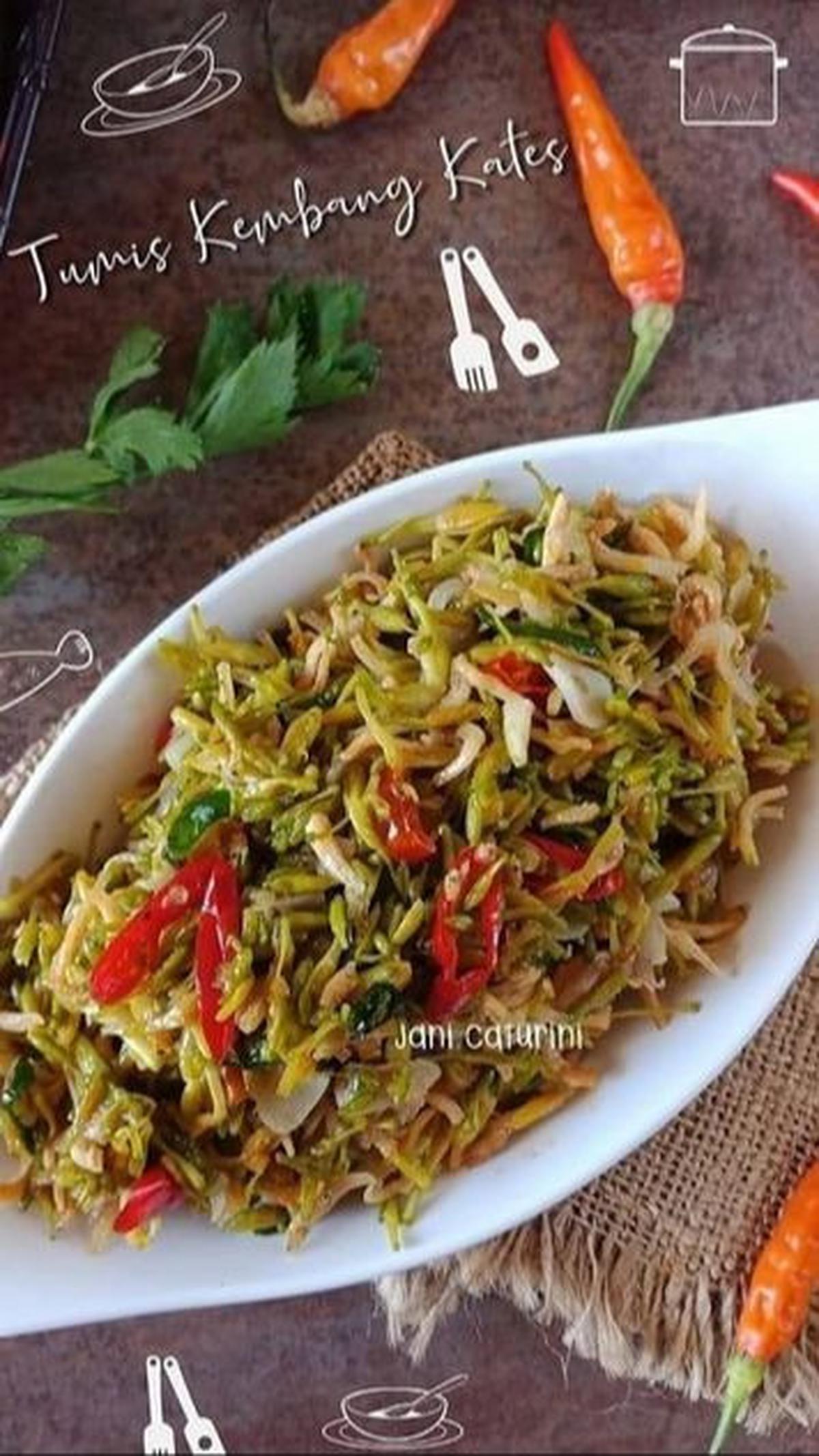 6. Resep Buat Buka Puasa dan Sahur: Tumis Bunga Pepaya<br>