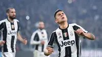 Striker Juventus Paulo Dybala berhasrat menjebol gawang FC Porto. (Andrea Di Marco/ANSA via AP)