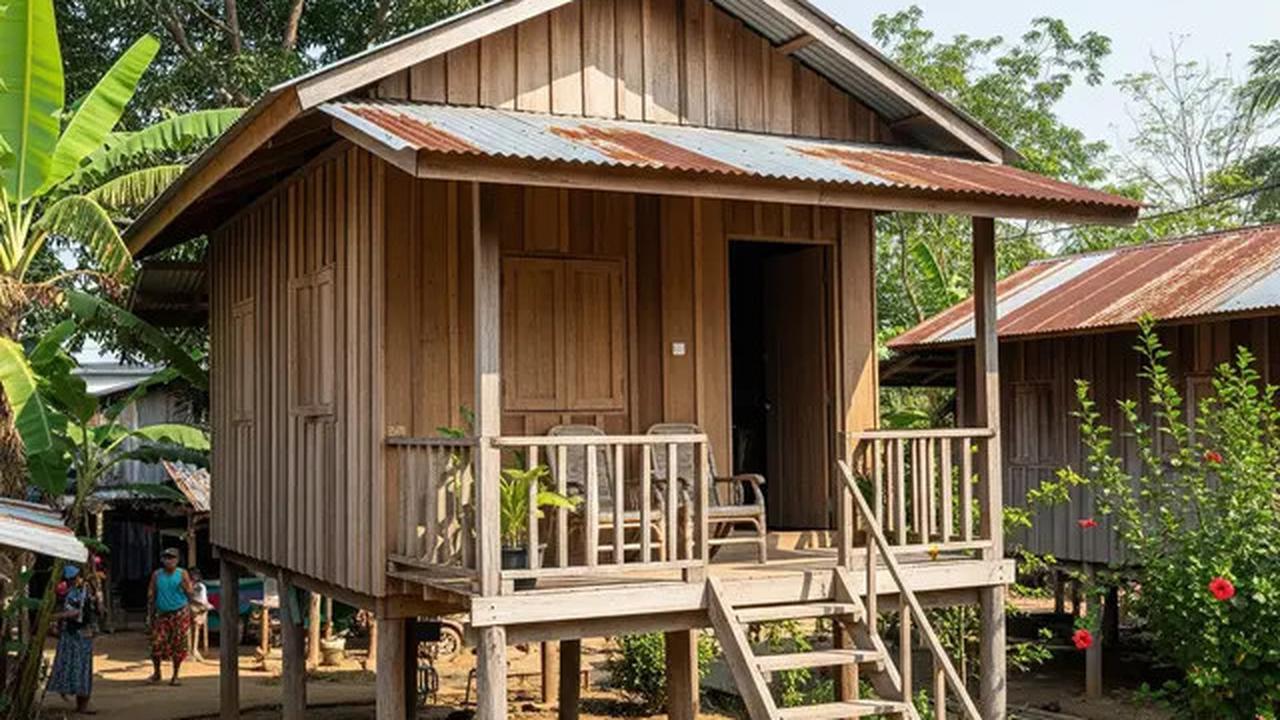 7 Desain Rumah Kayu 4x6 Ala Pedesaan yang Cantik dan Adem Dihuni
