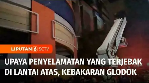 VIDEO: Dramatis! Tim Damkar Selamatkan 9 Orang dari Kebakaran Hebat di Glodok Plaza