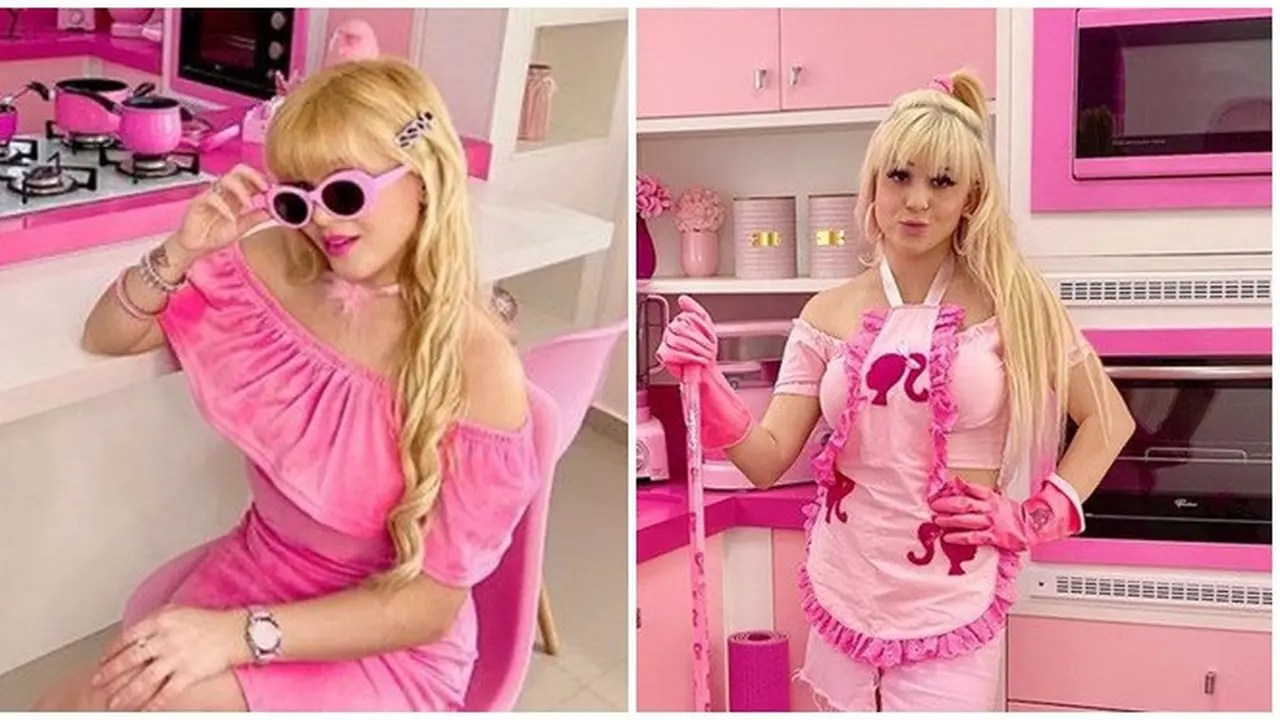 Terobsesi dengan Warna Pink, Kehidupan Wanita Ini Bak Barbie dalam Dunia Nyata