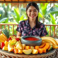 resep rujak buah ©Ilustrasi dibuat AI