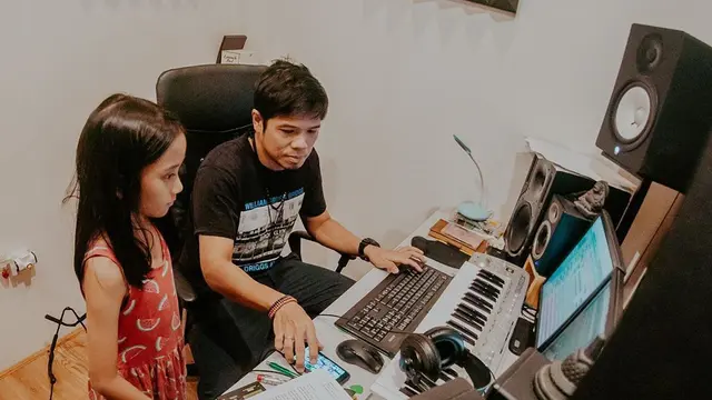 7 Potret Abbey Ibrahim, Putri Baim dan Artika yang Jadi Penyanyi Cilik
