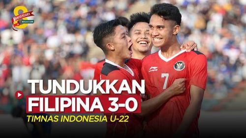 VIDEO: Highlights Kemenangan Timnas Indonesia U-22 atas Filipina di Grup A SEA Games 2023