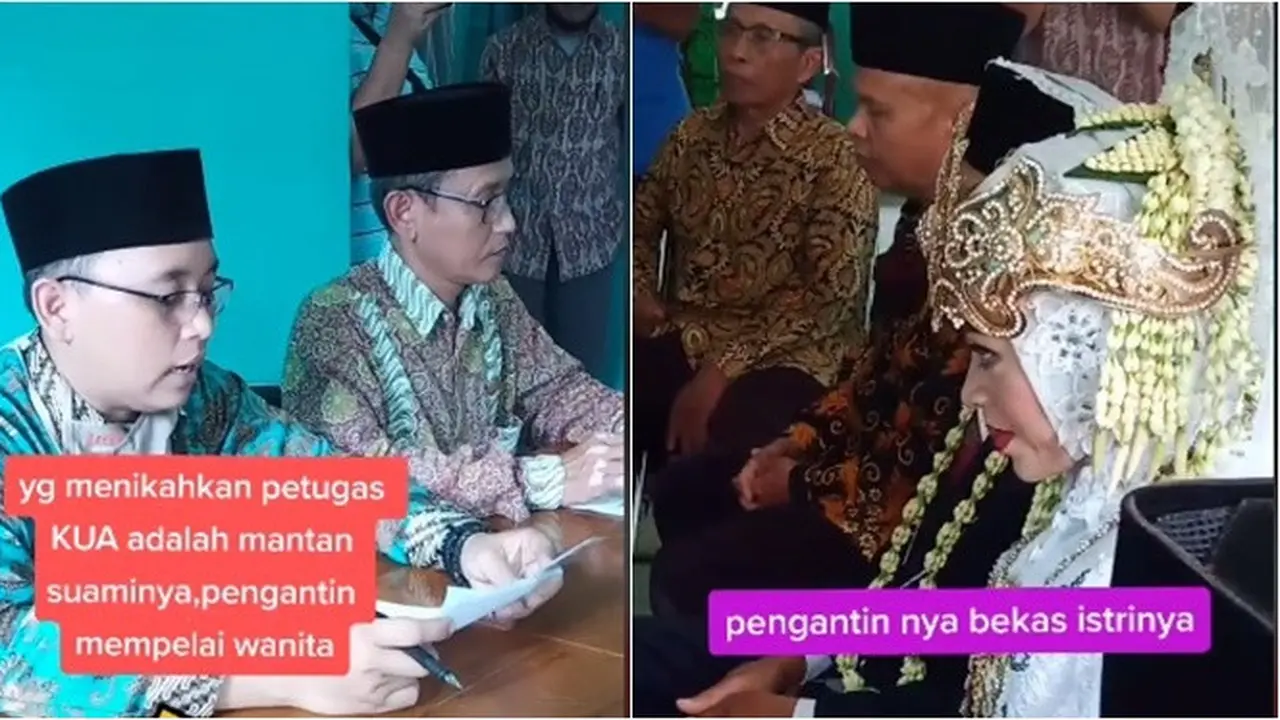 Viral Petugas KUA Nikahkan Mantan Istri dengan Temannya Ini Curi Perhatian
