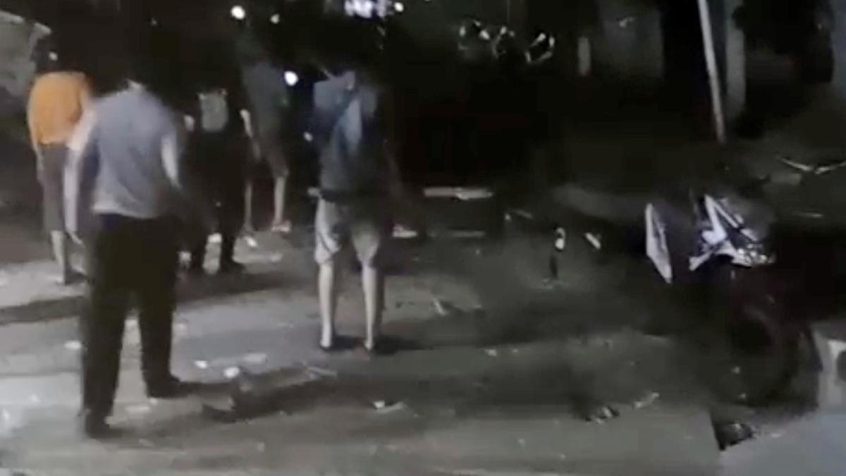 Ledakan Pasar Cimanggis di Tangsel Sebabkan Runtuhan Bangunan