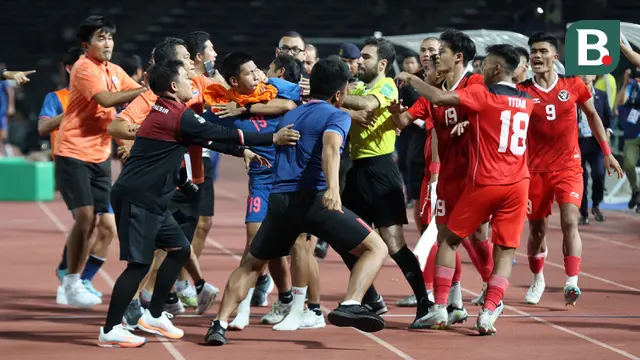 Kericuhan Final SEA Games 2023 Antara Timnas Indonesia U-22 Vs Timnas Thailand U-22