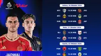 Jadwal BRI Super League 2026/27 Matchweek 6: Beberapa Duel Sengit di Mid Week Hanya di Vidio