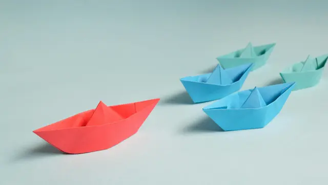 Ilustrasi perahu kertas
