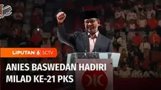 Sejumlah tokoh menghadiri milad ke-21 Partai Keadilan Sejahtera. Dalam pidatonya, calon presiden dari Koalisi Perubahan untuk Persatuan, Anies Baswedan menyentil soal pembangunan jalan berbayar yang dibangun pemerintah saat ini.