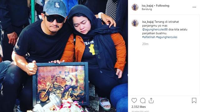 Agung Hercules (Foto: Instagram/@isa_bajaj)