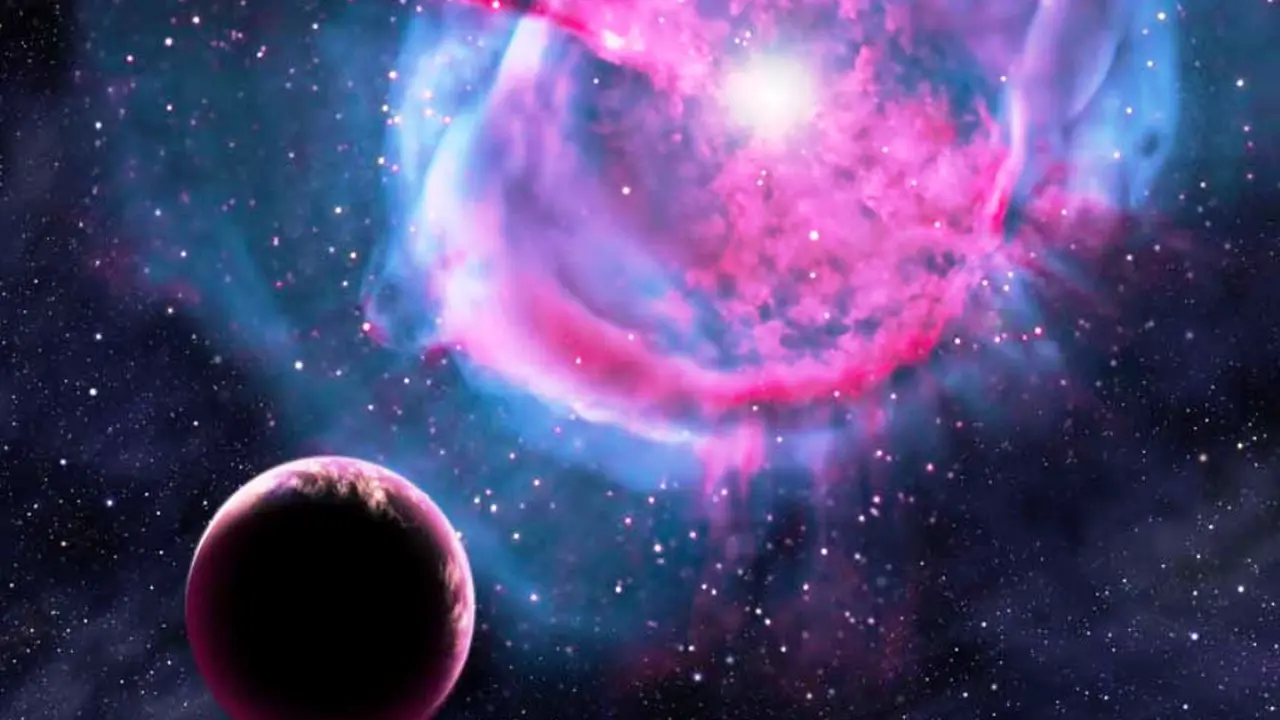 Ilustrasi planet mirip Bumi (David A. Aguilar (CfA))