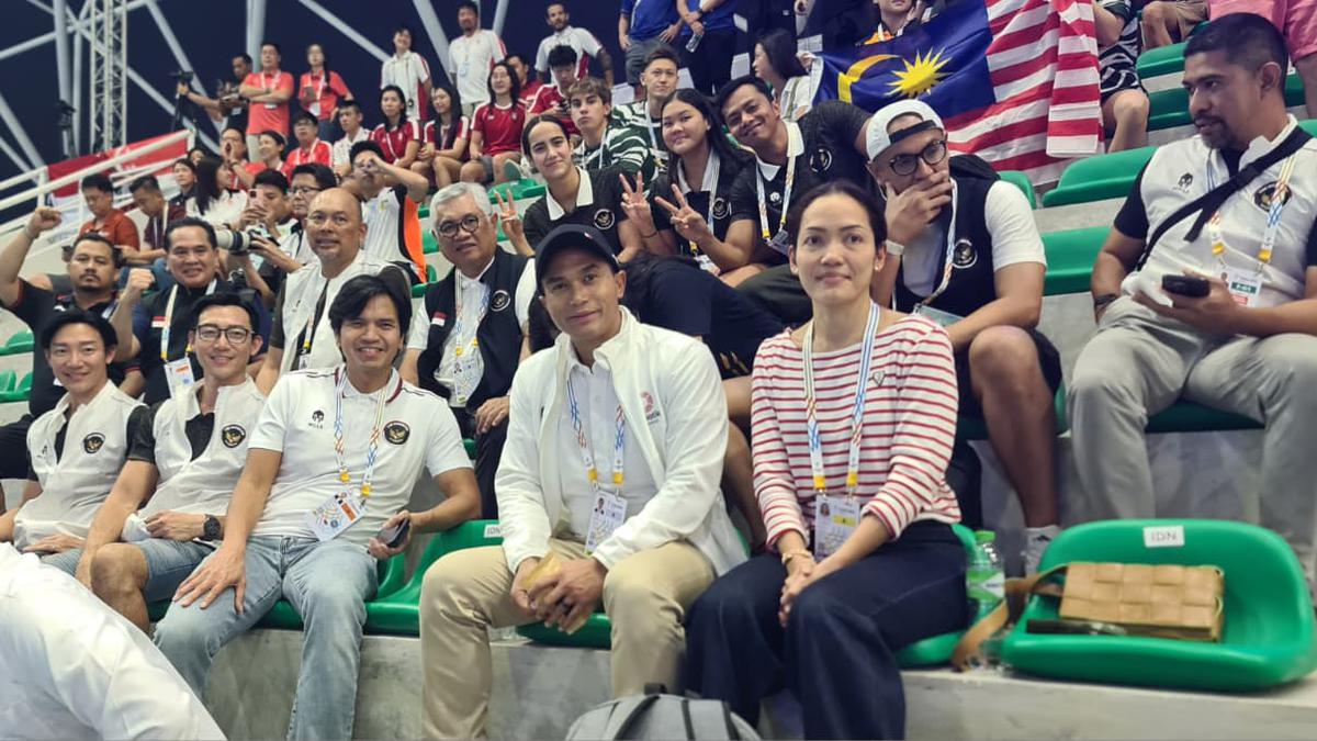 SEA Games 2025: Dukung Langsung Atlet Renang Indonesia, Ini Harapan Anindya Bakrie