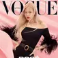 Rose Blackpin tampil menawan dengan dress hitam di sampul Vogue Australia edisi April 2021 (dok. Instagram @vogueaustralia/https://www.instagram.com/p/CNBMS4Yn8LR//Muhammad Thoifur)