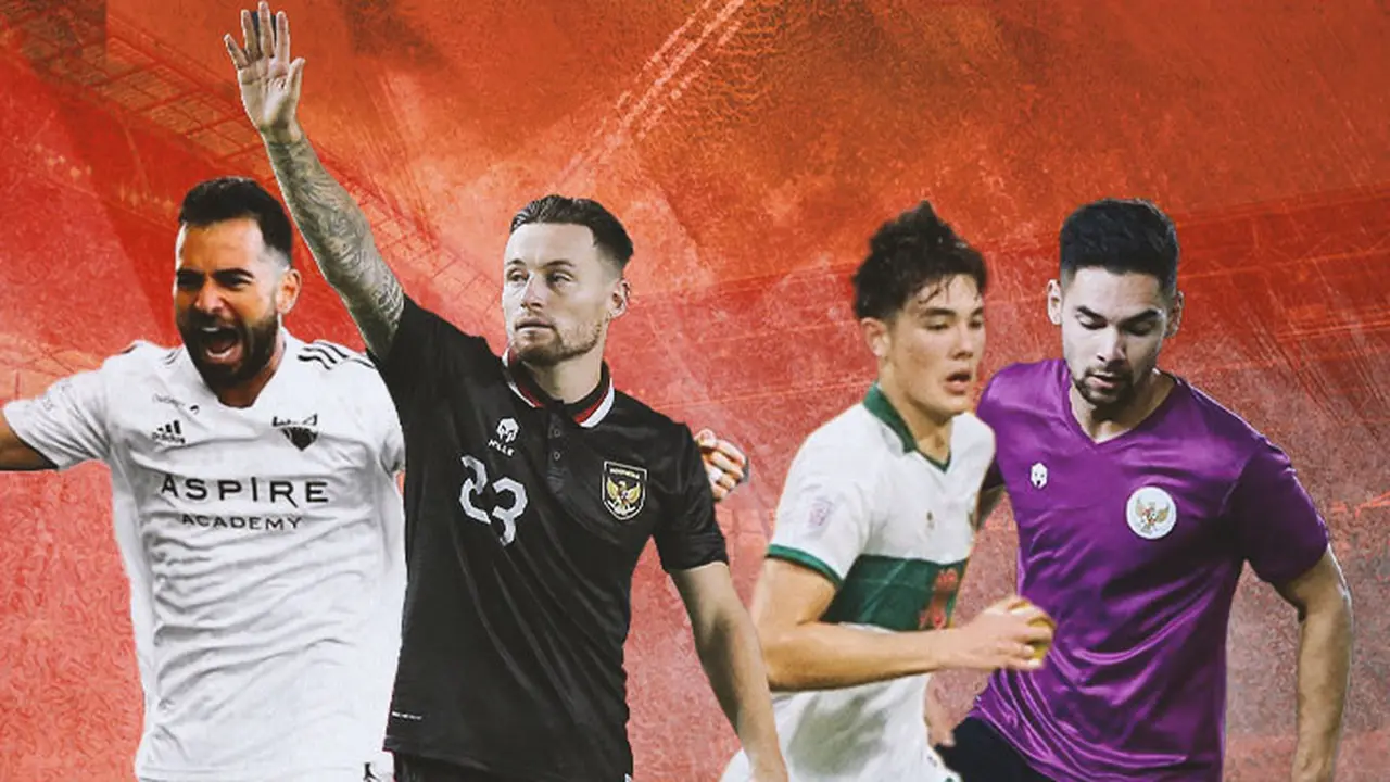 Timnas Indonesia - Marc Klok, Jordi Amat, Sandy Walsh, Elkan Baggott