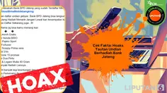 Cek Fakta: Hoaks Tautan Pendaftaran Undian Berhadiah Bank Jateng