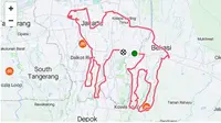 Pesepeda Tempuh Rute Berbentuk Unta untuk Rayakan Iduladha 2022 (Tangkapan Layar Strava)
