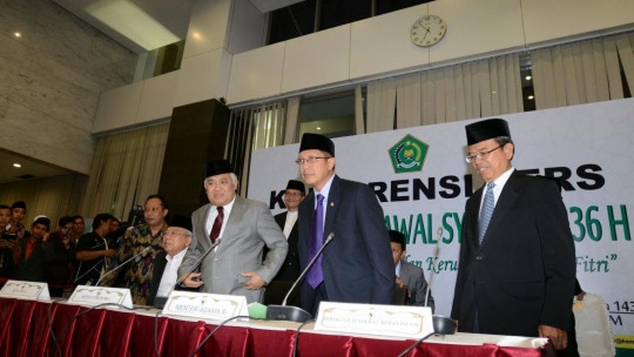 Menteri Agama tetapkan 1 Syawal 1436 H jatuh pada Jumat besok