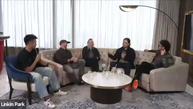 Konferensi pers daring Linkin Park. (dok. Secret Signals)