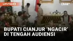 Bupati Cianjur Tinggalkan Ruangan di Tengah Audiensi dengan Massa Aksi Korban Gempa