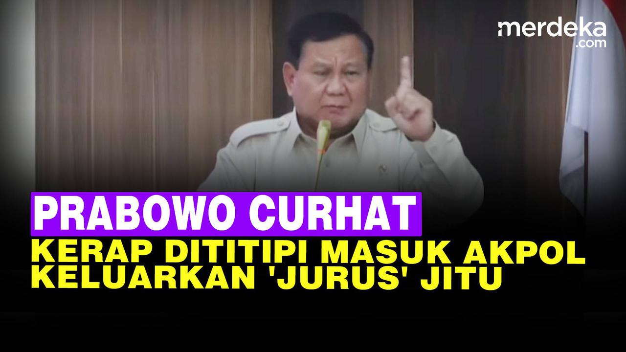 VIDEO: Jurus Jitu Prabowo Saat Dititipi Anak Kawan Masuk Akpol