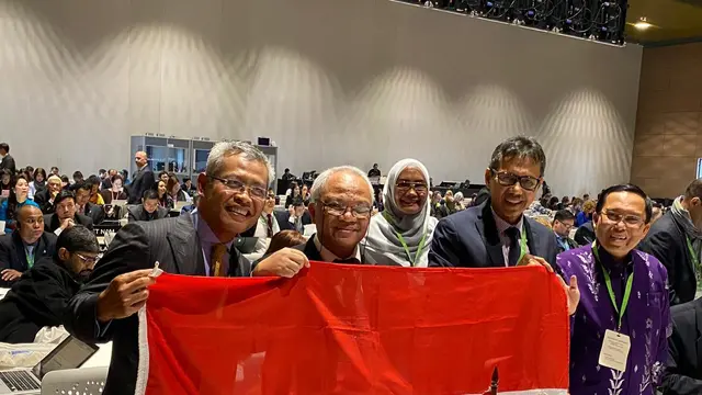 Sidang ke-14 Komite Warisan Budaya Takbenda UNESCO di Bogota, Kolombia, pada Kamis, 12 Desember 2019, menetapkan Pencak Silat ke dalam UNESCO Representative List of the Intangible Cultural Heritage of Humanity. (Dokumentasi Kemlu RI)