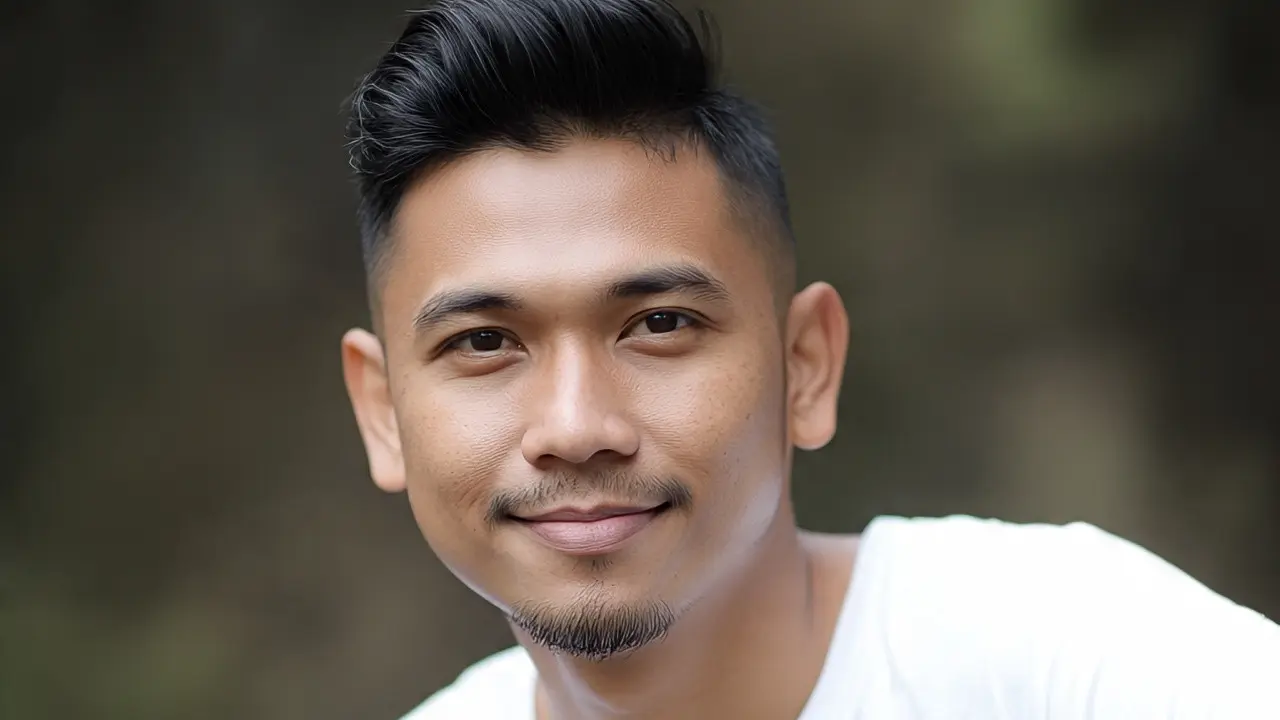 Model Rambut Pria Muka Bulat
