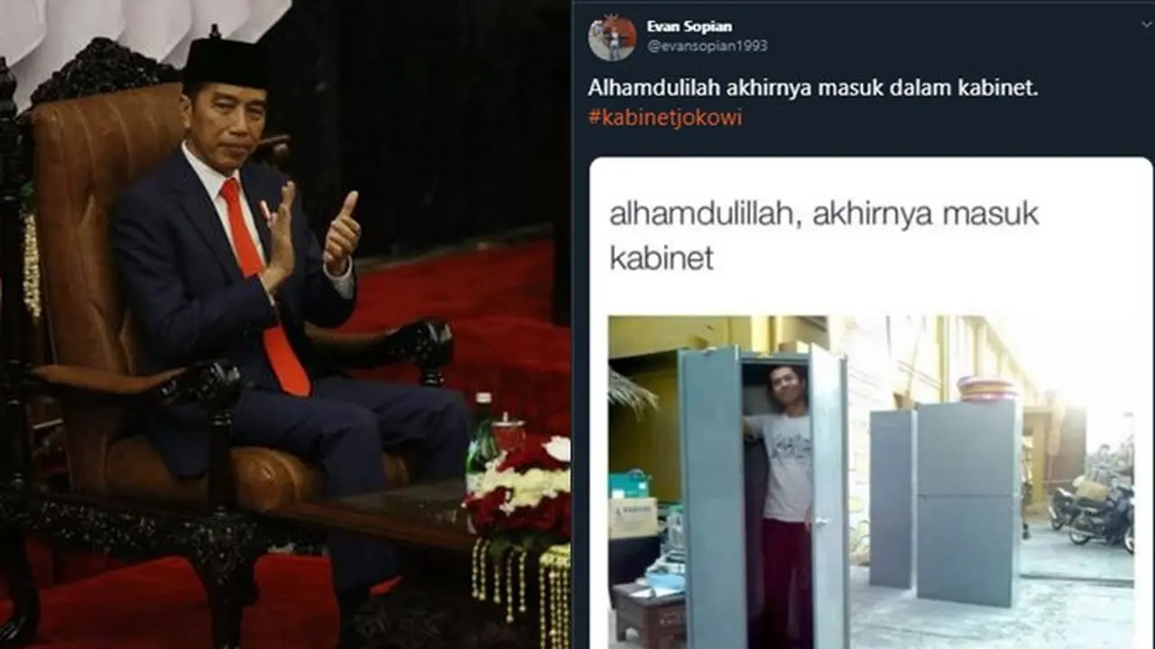 6 Meme Kocak Kabinet Jokowi ala Warganet Ini Bikin Ketawa Geli