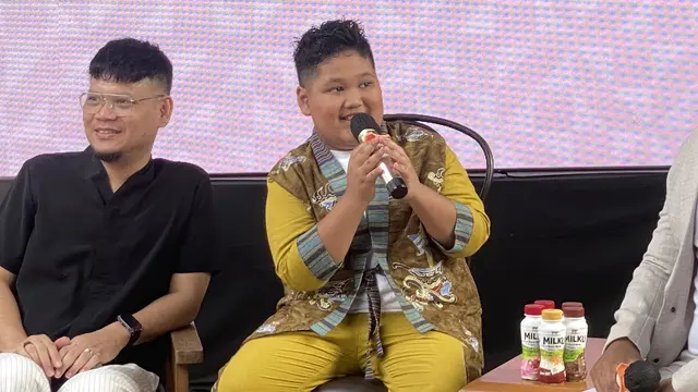 Krishna Sakti dalam konferensi pers Perilisan Karya Terbaru Krishna Sakti yang dihelat di Jakarta, Kamis (8/10/2026). (Liputan6.com/Nola Vemiliana)